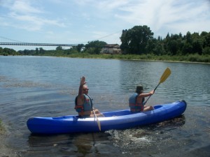 Canoë pour les grands-parents