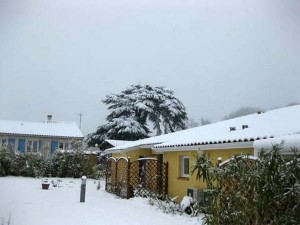 Neige aux Senioriales de Villegly