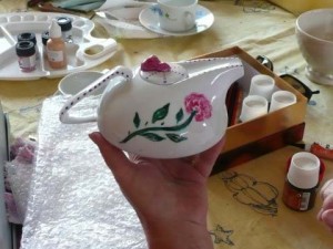 Peinture sur porcelaine