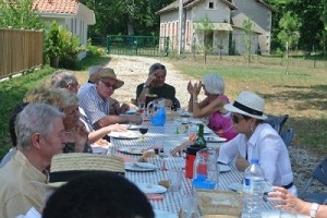 aperçu du repas champêtre