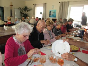 Le moment le plus interessant quand les plats arrivent.