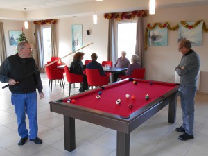 petit billard avant la dégustation