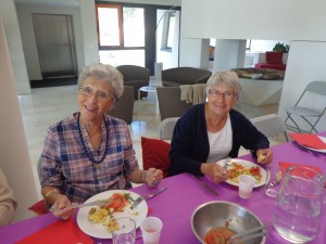 Nos deux gourmandes : Caroline et Jeanne ! 