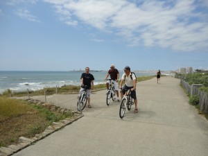 La baie derrière nous