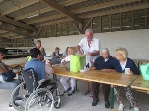 Le casse-croûte pour clôturer  la visite.