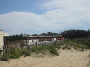 Le petit train sur rail