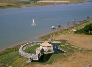 Fort Lupin, vue aérienne