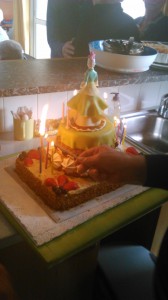 Superbe gateau d'anniversaire