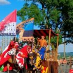 Spectacle de chevalerie à Monflanquin